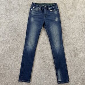 Mens SuperDry 03 TYLER Stretch Slim Straight Jeans Mens 29x34‎ Dark Wash Casual